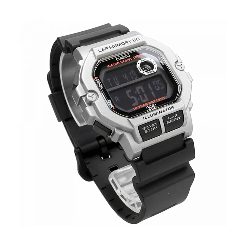 Casio Youth Digital Black Digital Dial Men's Watch- WS-1400H-1BV